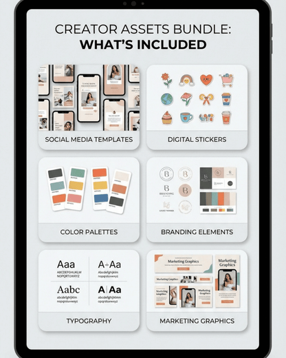 Ultimate Creator Assets Bundle – 100 Premium Digital Files